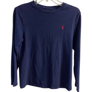 Polo Ralph Lauren‎ Navy Blue Crewneck Shirt Boys Large